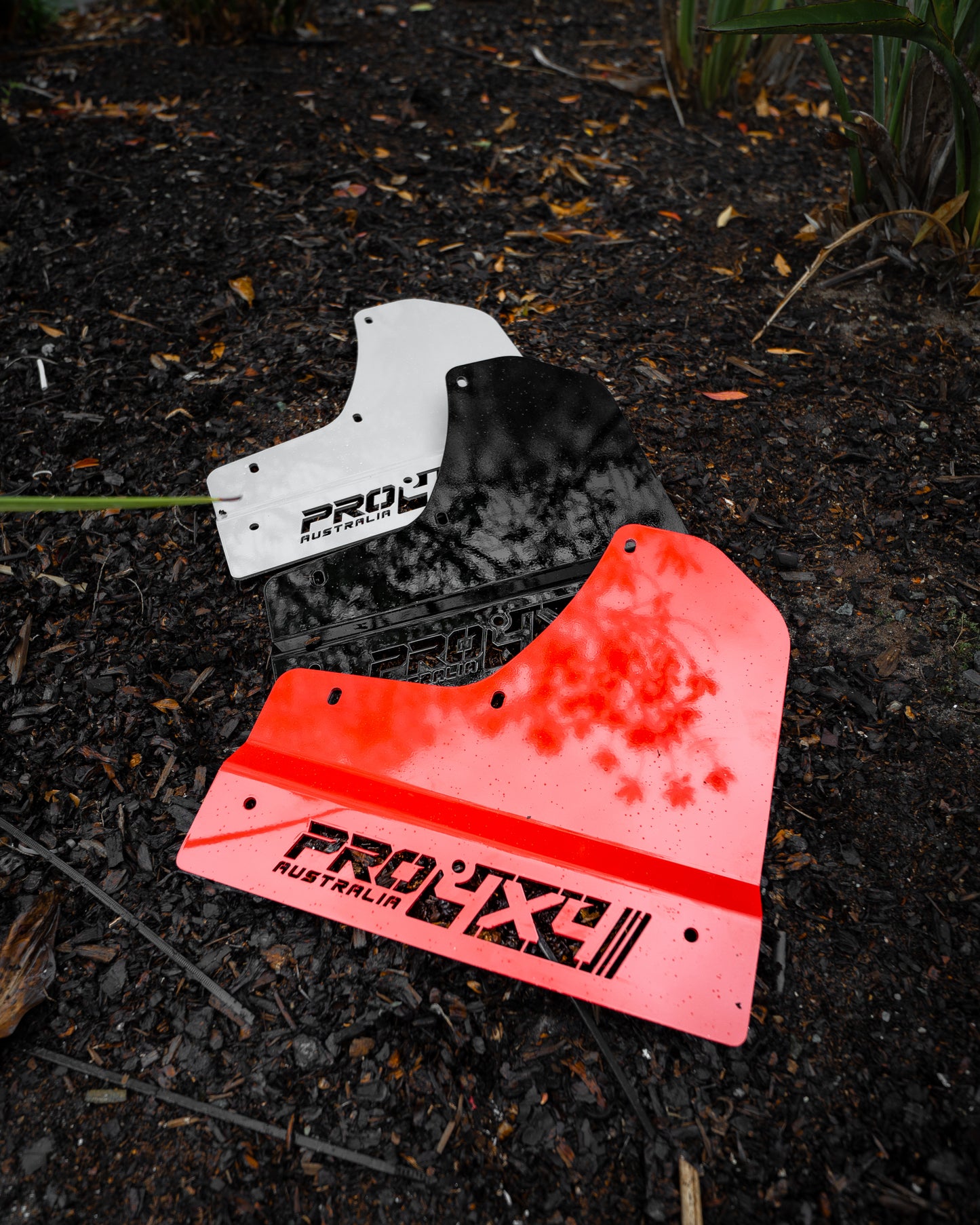 Pro 4x4 Mudflap Brackets with Mudflaps Front/Rear
