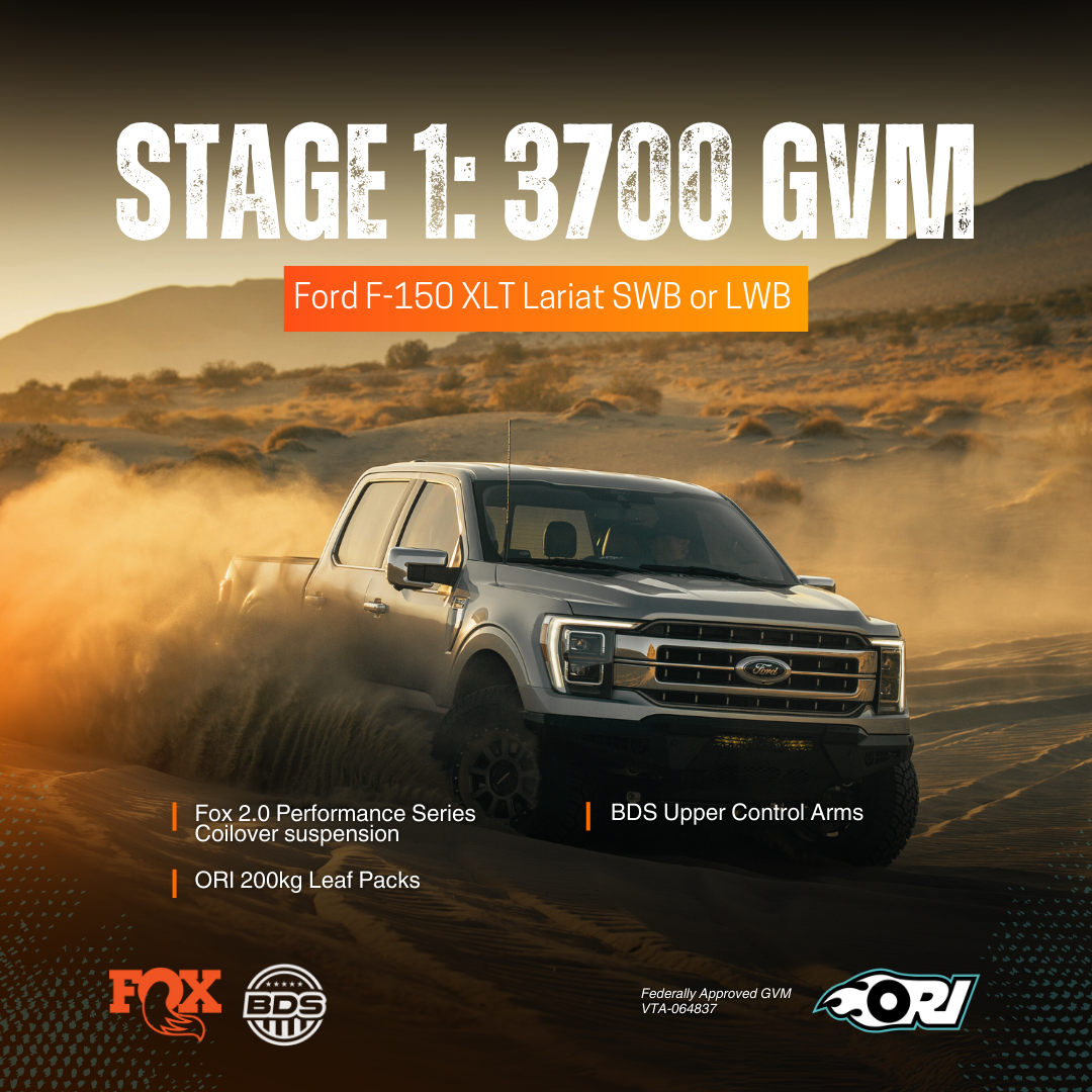OFFROAD INDUSTRIES STAGE 1 GVM UPGRADE – FORD F-150 (3700GVM)