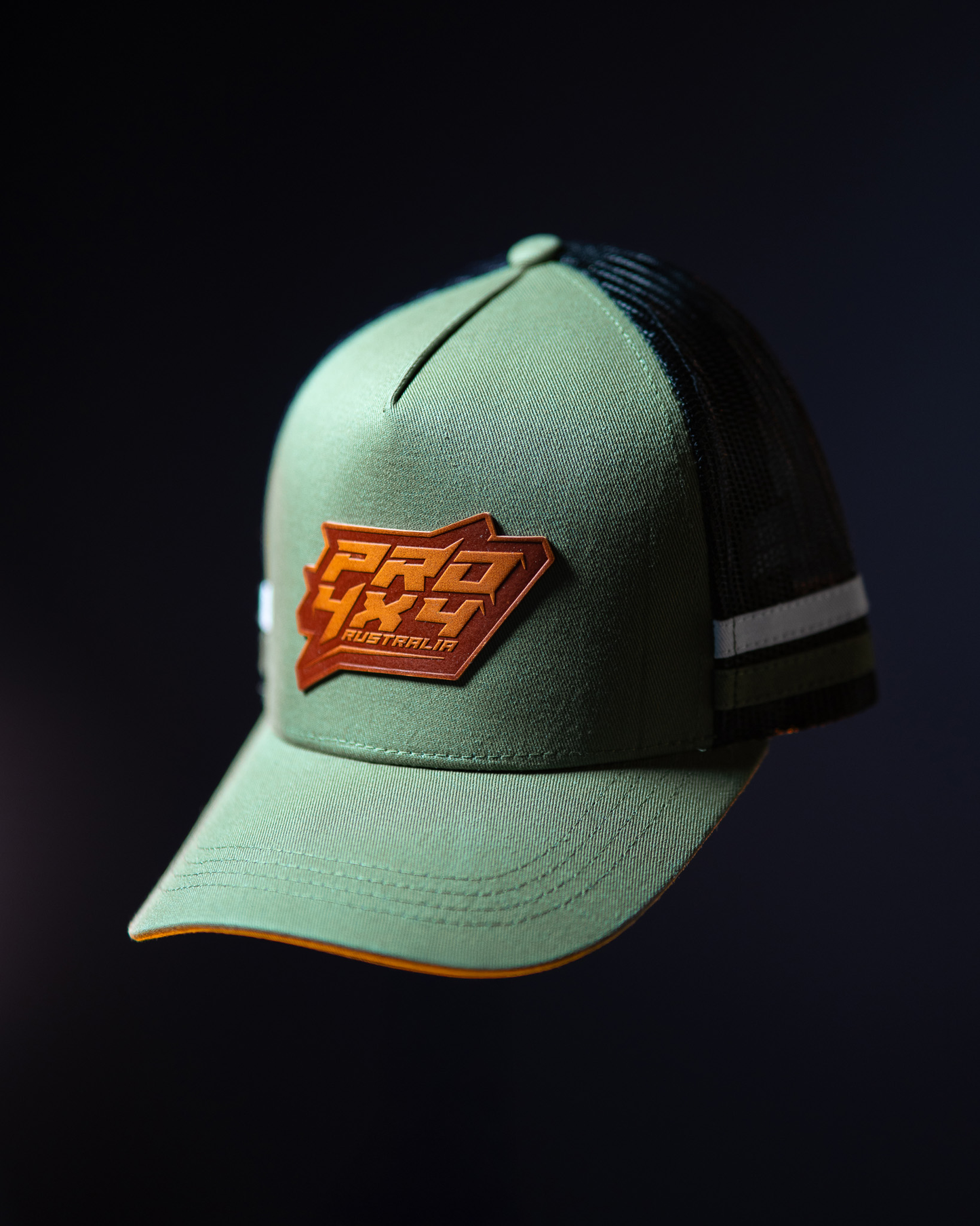 4x4 Curved Trucker Hat - Olive