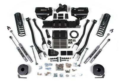 5.5 Inch Lift Kit w/ 4-Link | Ram 2500 w/ Rear Air Ride (19-24) 4WD | Gas
