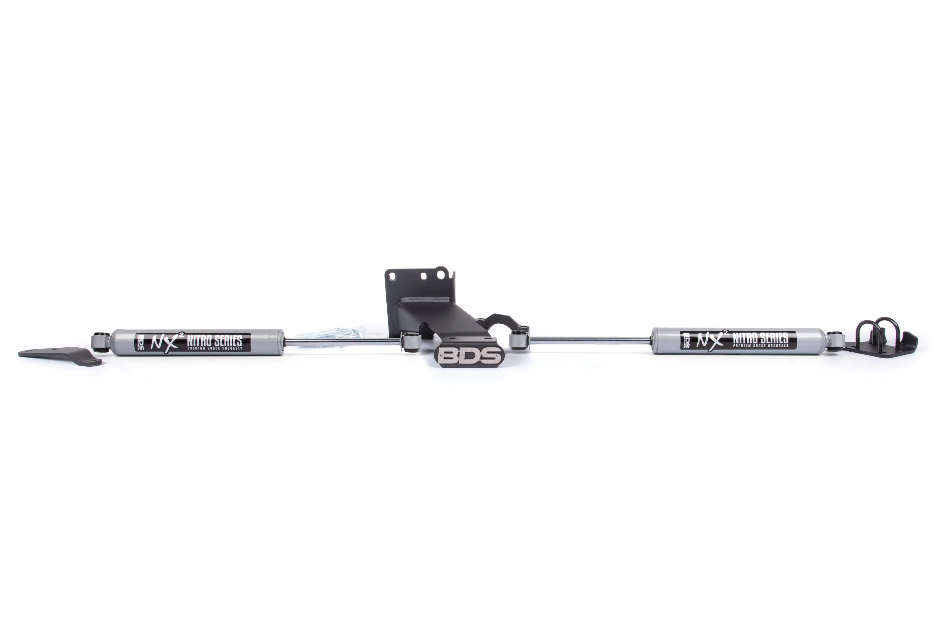 Dual Steering Stabilizer Kit w/ NX2 Shocks | T-Style Steering | Ram 25 ...