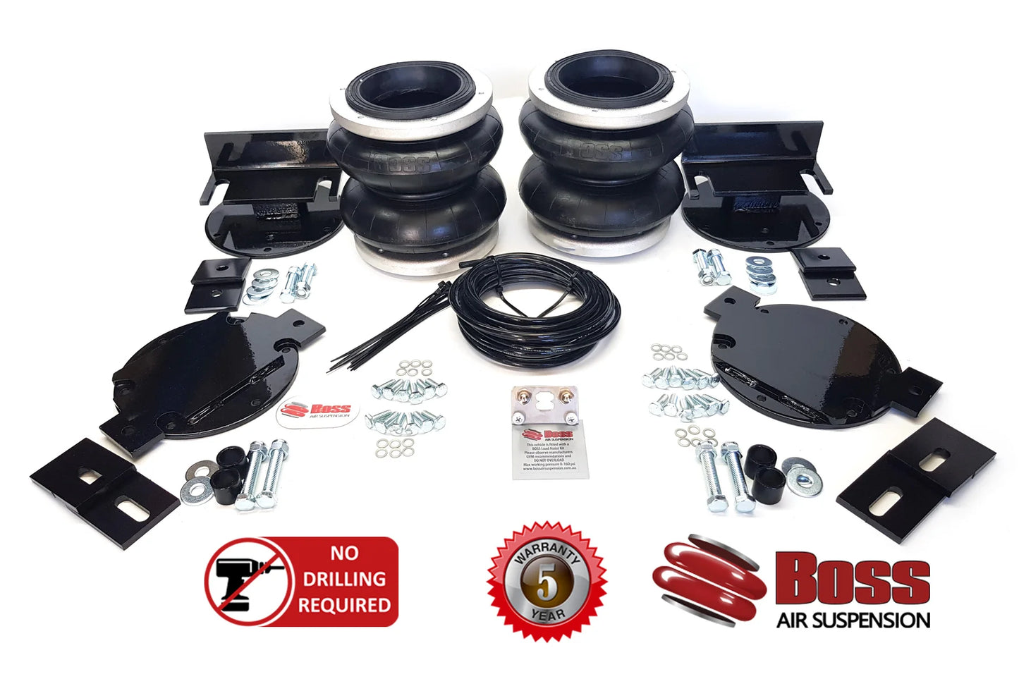 Boss Air Suspension Load Assist Airbag Kit Suit 4" lift (Chevy 1500 2019-2024)